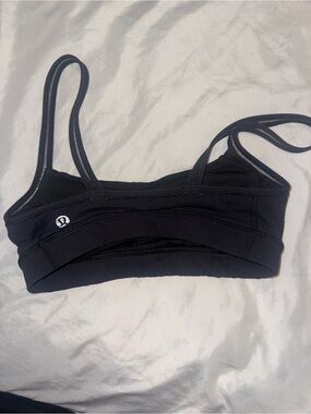 lululemon athletica Black Double-Strap Sports Bra